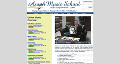 Desktop Screenshot of edu.asaphmusic.com